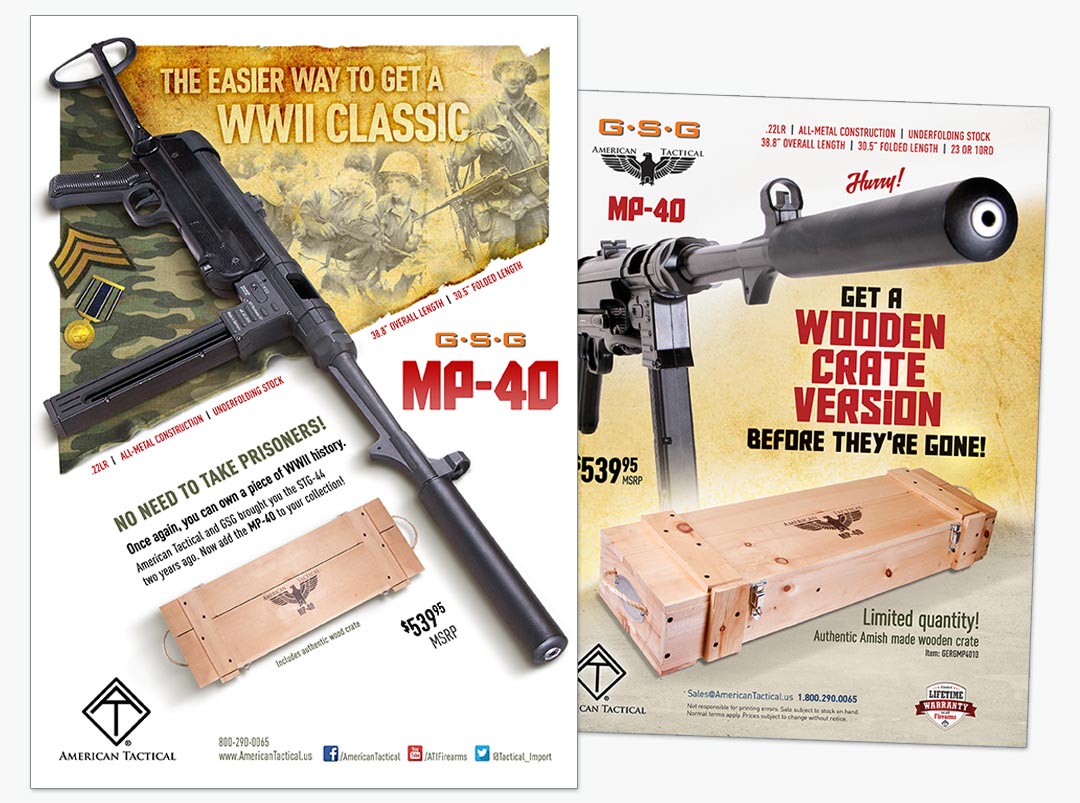 MP40 Launch Print Ads